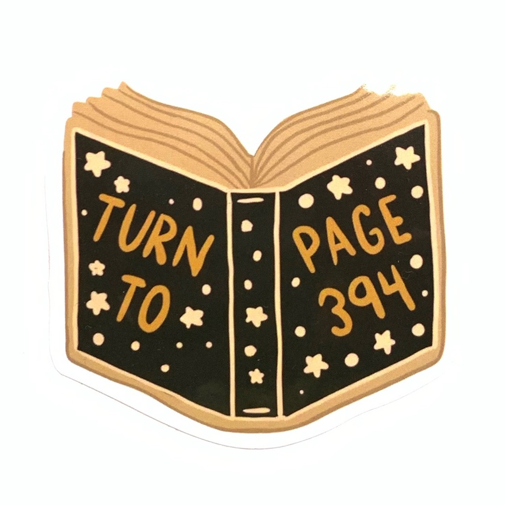 Book Vinyl Sticker